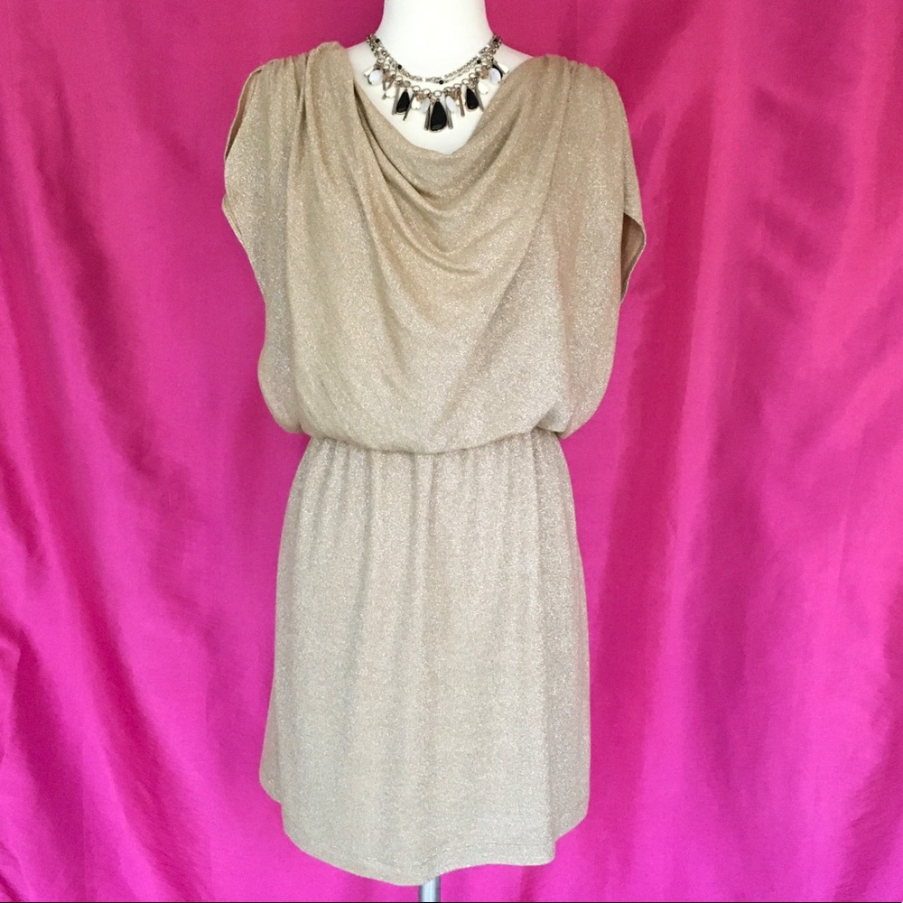 NINE & Co. Gold Party Dress